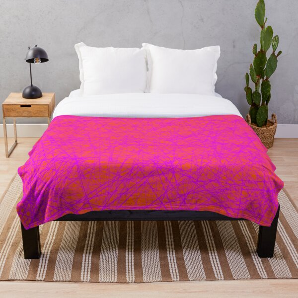Item preview, Orange and purple abstract print  designed and sold by Grey-Brunette.