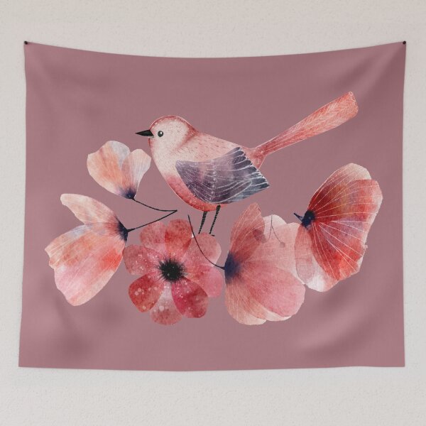 Item preview, Spring Flowers | Happy Bird | Spring Season designed and sold by Digital-Thought.