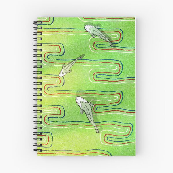 Item preview, Red and Blue Pinstripe and Carp Japanese Textile designed and sold by RyanCaudell.