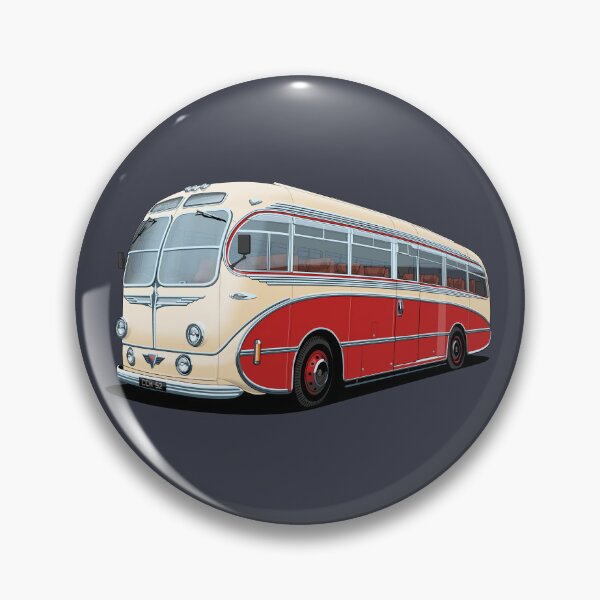 Item preview, 1952 AEC Regal Coach in white and red designed and sold by candc-retro.