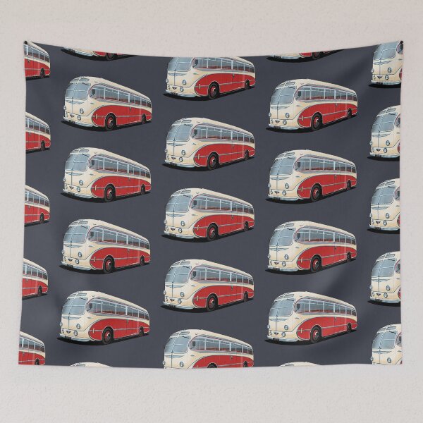 Item preview, 1952 AEC Regal Coach in white and red designed and sold by candc-retro.