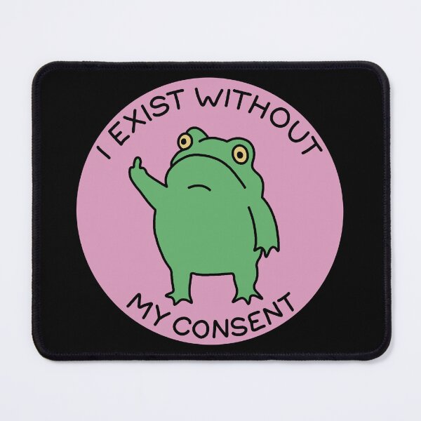 Item preview, I exist without my consent designed and sold by ValentinaHramov.