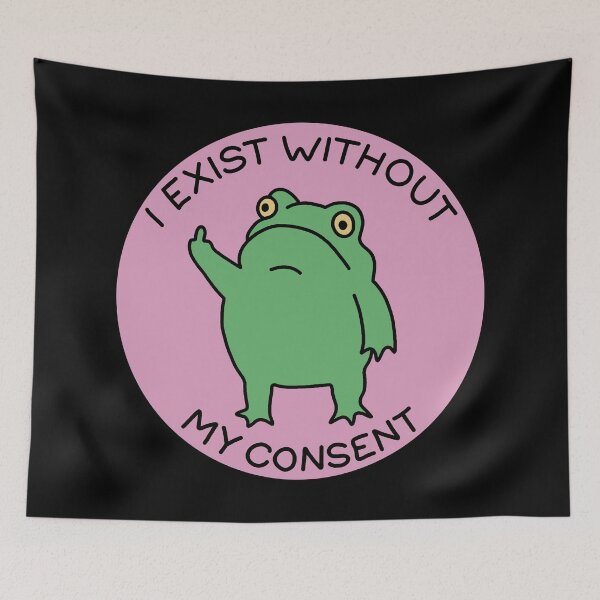 Item preview, I exist without my consent designed and sold by ValentinaHramov.