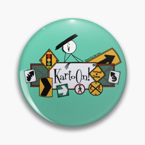 Item preview, Kartoon! Logo Button designed and sold by ToonFactoryInc.