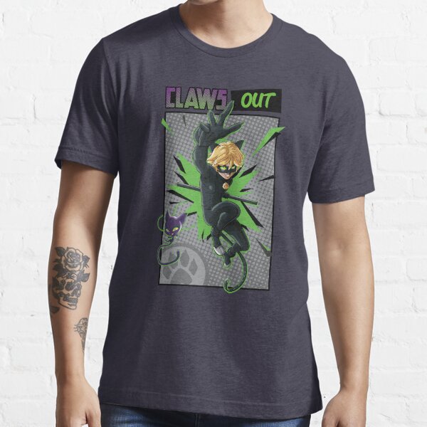 "Miraculous Ladybug Cat Noir Focus" Tshirt for Sale by