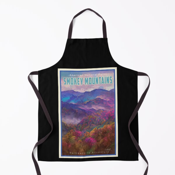 Item preview, National Park Adventure Hiking Camping Travel Great Smoky Mountains designed and sold by CattlettArt.
