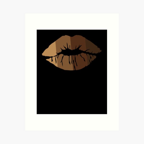 Item preview, Melanin Kiss Lips Black Freedom Juneteenth Black History Gear designed and sold by DynamicDesign.