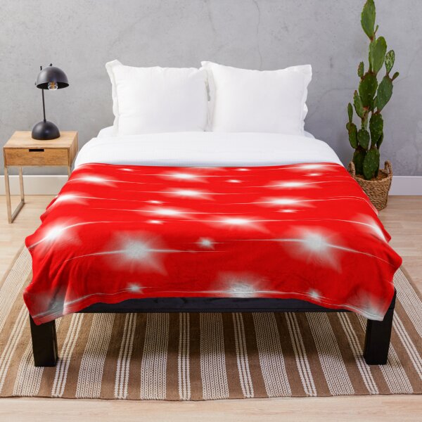 Item preview, Red and white lights abstract print  designed and sold by Grey-Brunette.