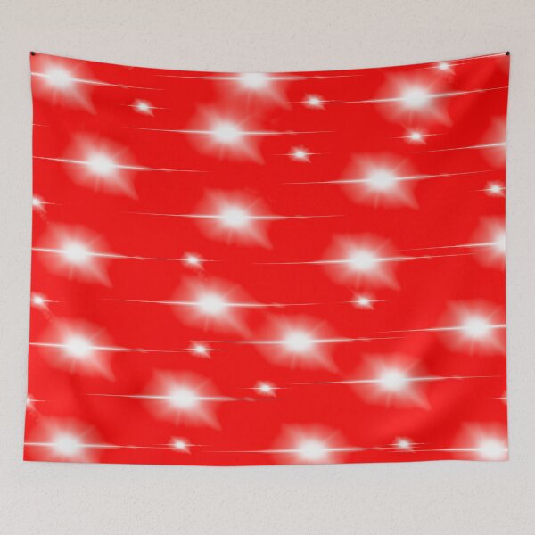 Item preview, Red and white lights abstract print  designed and sold by Grey-Brunette.