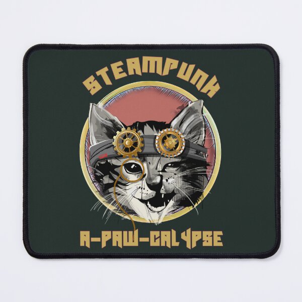 Item preview, Steampunk apocalypse cat designed and sold by SidTastic .