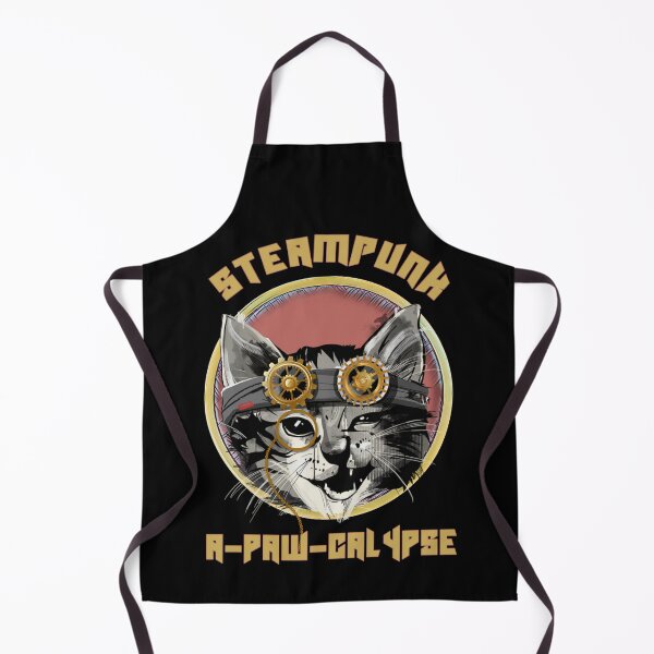 Item preview, Steampunk apocalypse cat designed and sold by SidTastic .
