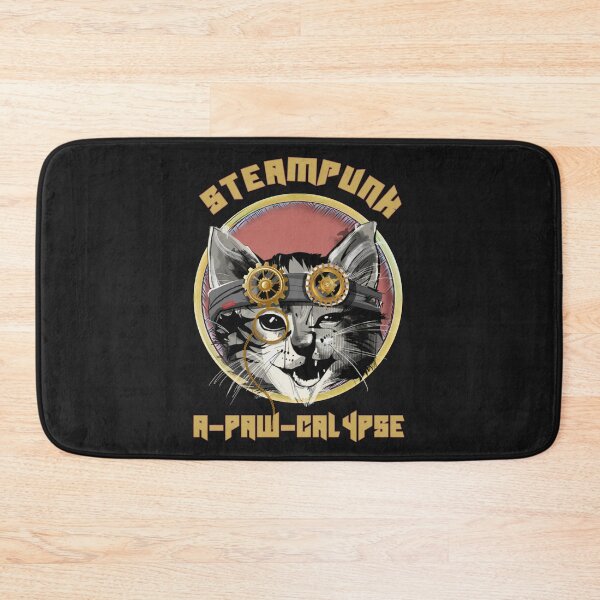 Item preview, Steampunk apocalypse cat designed and sold by SidTastic .