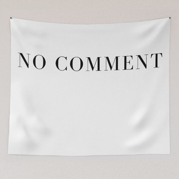 Item preview, No comment design designed and sold by Rebend.