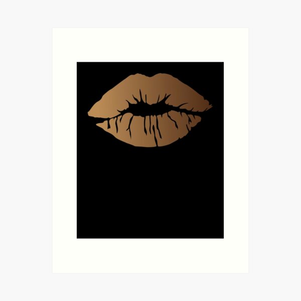 Item preview, Melanin Kiss Lips Black Freedom Juneteenth Black History Gear designed and sold by DynamicDesign.