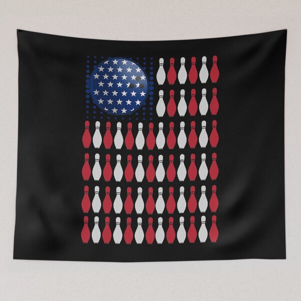 Item preview, American Flag Bowling - Bowler Funny Bowling Team designed and sold by fultond.
