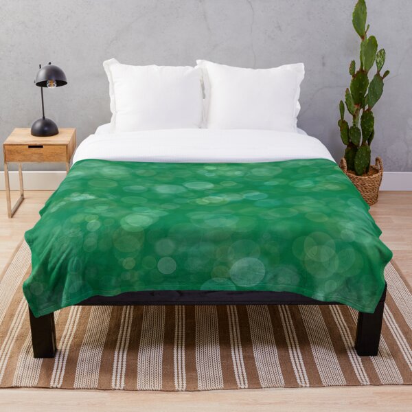 Item preview, Green and white abstract bubbles print  designed and sold by Grey-Brunette.