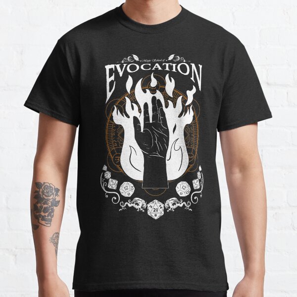 Evocation - RPG Magic School Series : White Classic T-Shirt