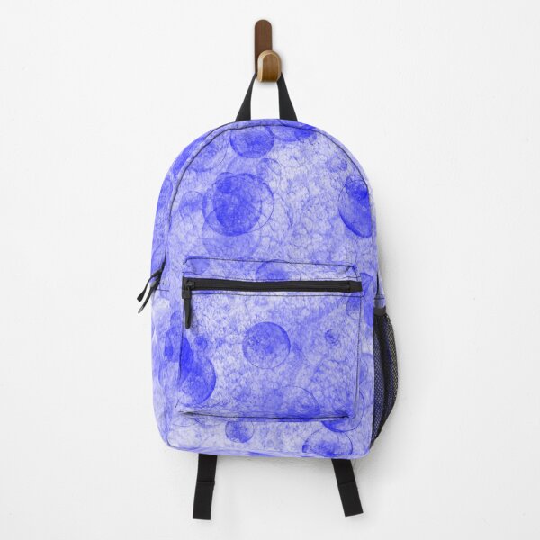 Item preview, Blue and white abstract bubbles print  designed and sold by Grey-Brunette.