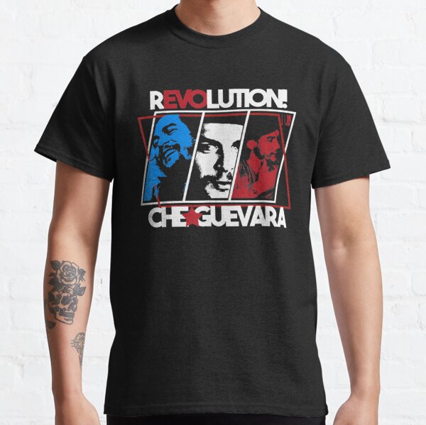 CHE GUEVARA MENS T-SHIRT CUBA REVOLUTION ICON COMMUNIST RETRO