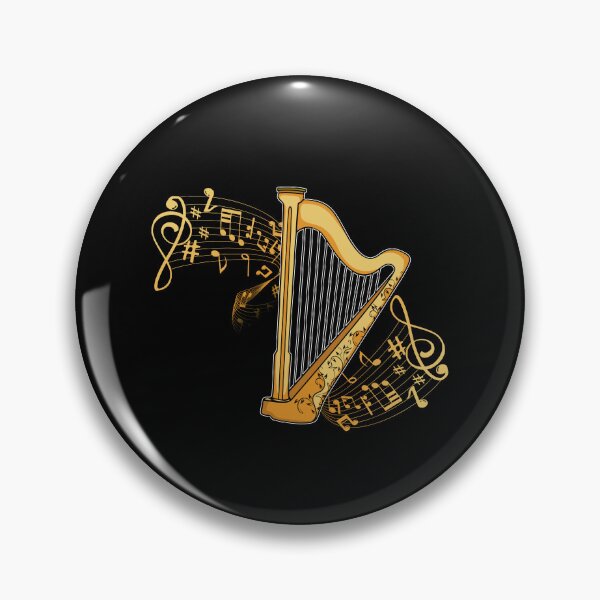 Item preview, Harp Player Gift Girls Harpist Women Men Music Harp designed and sold by DSWShirts.