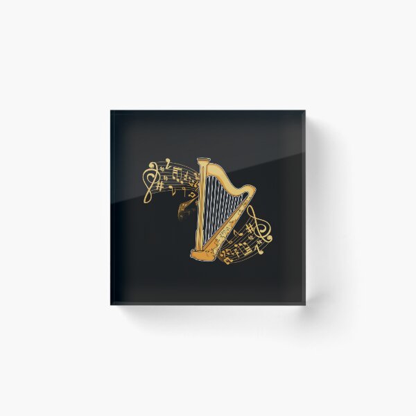 Item preview, Harp Player Gift Girls Harpist Women Men Music Harp designed and sold by DSWShirts.