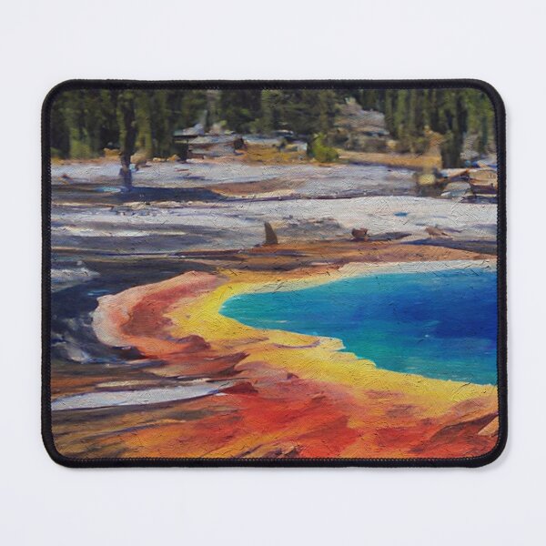 Item preview, National Park Adventure Hiking Camping Travel Yellowstone designed and sold by CattlettArt.