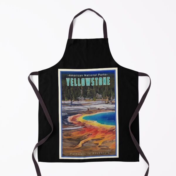 Item preview, National Park Adventure Hiking Camping Travel Yellowstone designed and sold by CattlettArt.