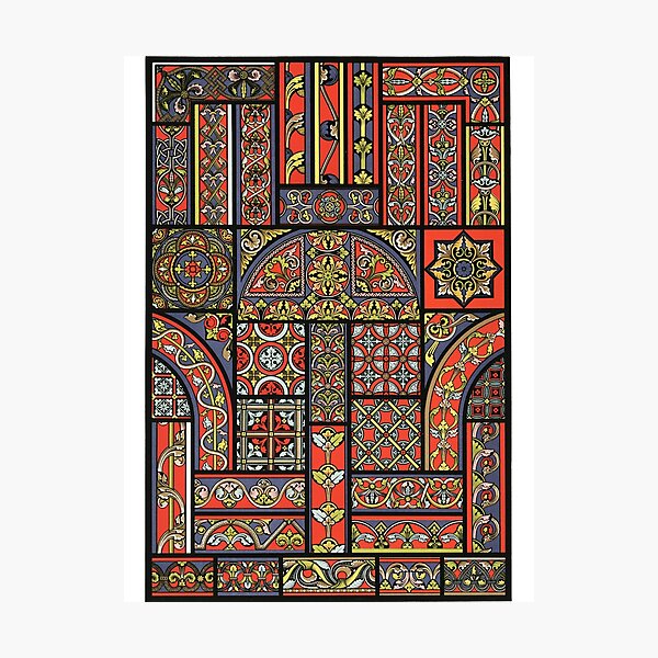 Item preview, L'ornement Polychrome: Middle Ages by Albert Racinet designed and sold by Happy-Trails.