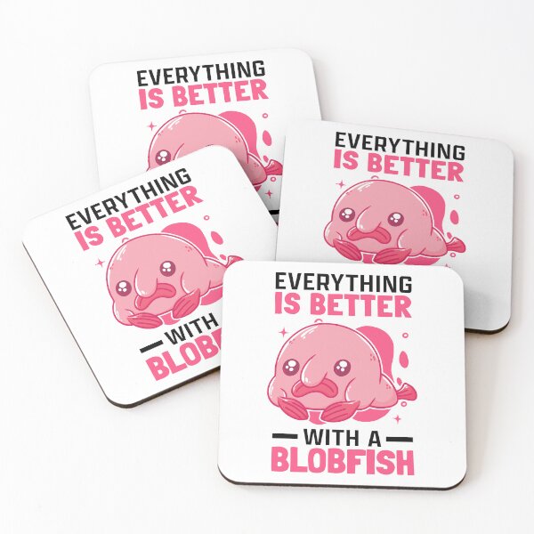 Item preview, Better with blobfish meme ugly blobfish designed and sold by madgrfx.