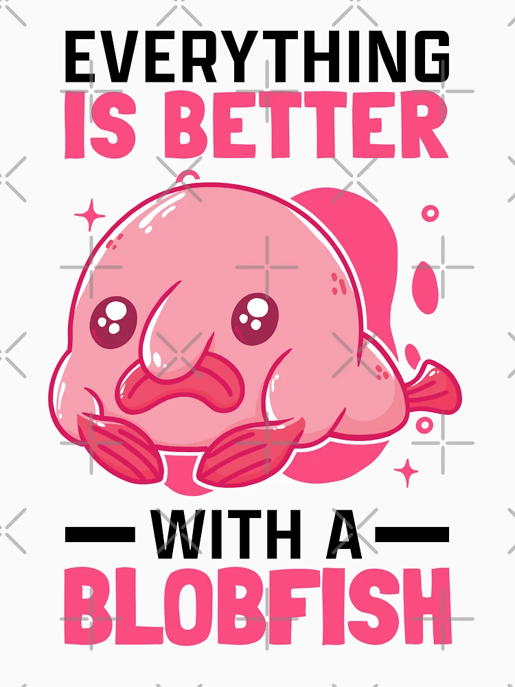 Blob Fish Funny Face Fish  Sticker for Sale by DeepFriedArt