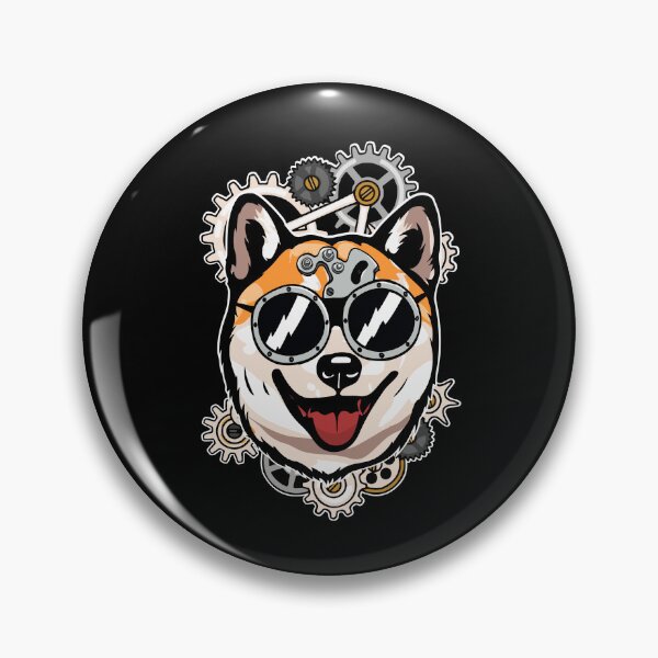 Item preview, Shiba Inu Dog Lover Men Steampunk Dog Gift Shiba Inu designed and sold by DSWShirts.