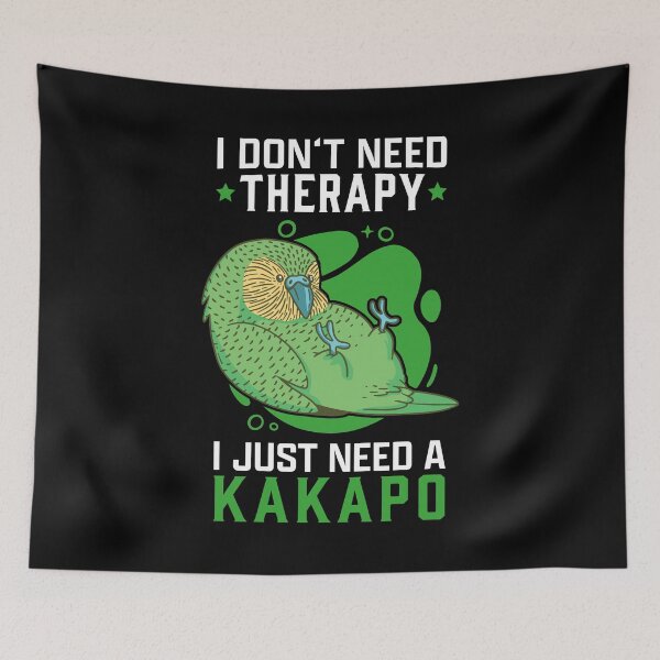 Item preview, Kakapo Therapy New Zealand flightless kakapo designed and sold by madgrfx.