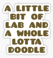 labradoodle car sticker