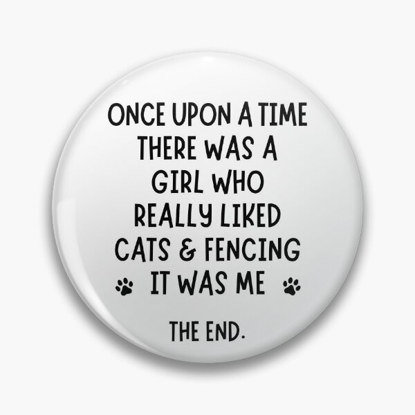 Item preview, A girl who really liked cats & fencing designed and sold by TheGreenGoat.