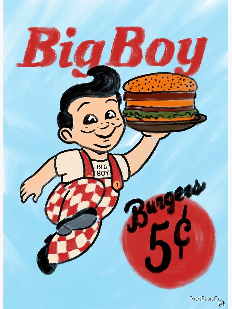 "Bob's Big Boy" Poster for Sale by RooBooCo Redbubble