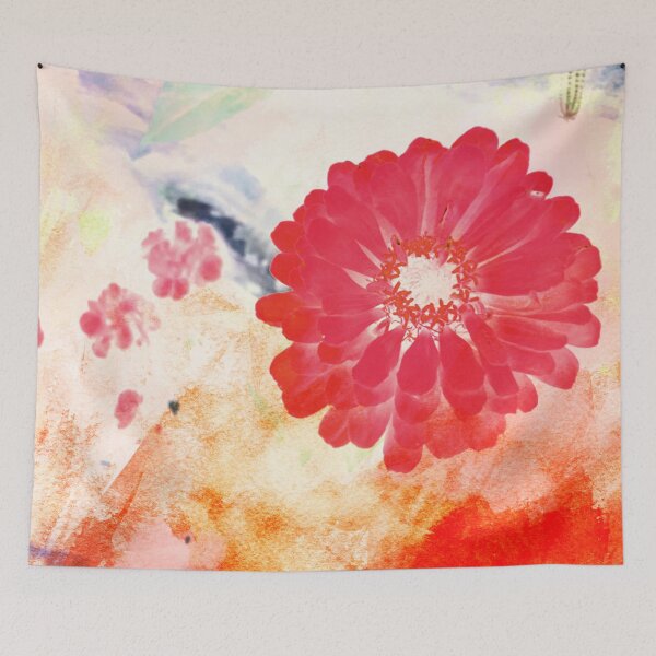 Item preview, carmine flower designed and sold by vientonature.