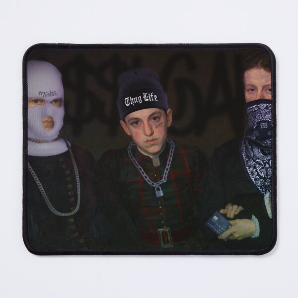 Item preview, Mafia Thug Life Classy Oil Painting Gussi Gang Squad Barber Shop Bar Decor designed and sold by SuccessHunters.