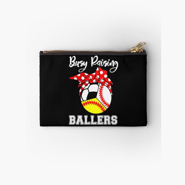 Item preview, Busy Raising Ballers Funny Baseball Softball Soccer Mom designed and sold by tamara-art.