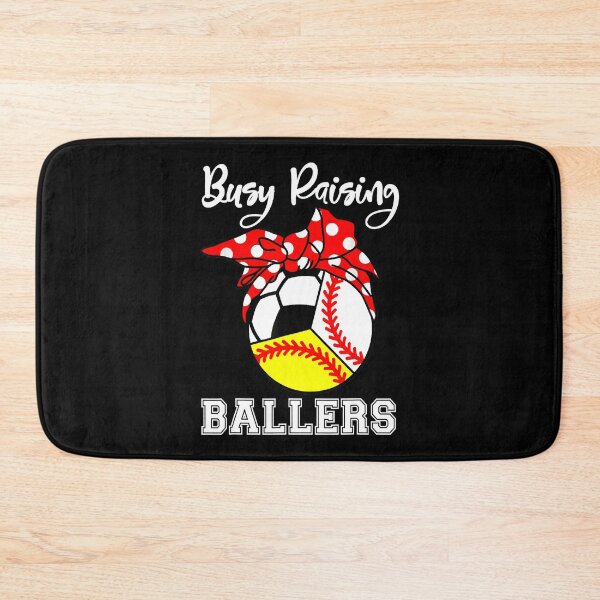 Item preview, Busy Raising Ballers Funny Baseball Softball Soccer Mom designed and sold by tamara-art.