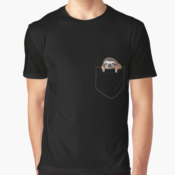 Sloth in the Pocket Graphic T-Shirt