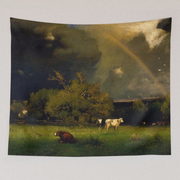 Item preview, The Rainbow by George Inness (1878) designed and sold by allhistory.