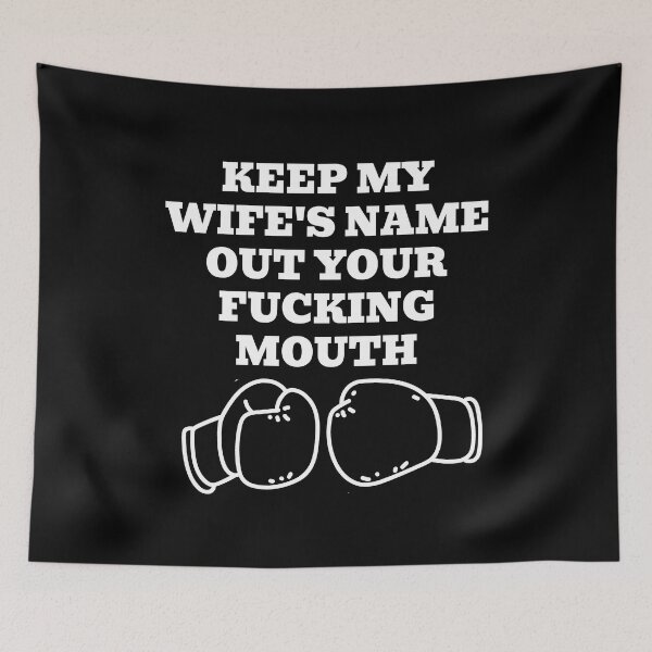Item preview, Keep My Wife's Name Out Your Fucking Mouth designed and sold by enjoytheshirt.