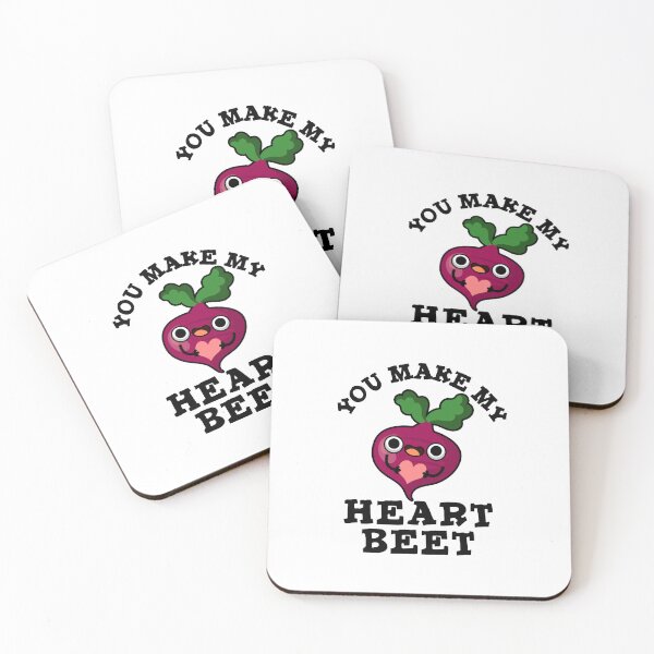 Item preview, You Make My Heart Beet Funny Veggie Puns  designed and sold by punnybone.