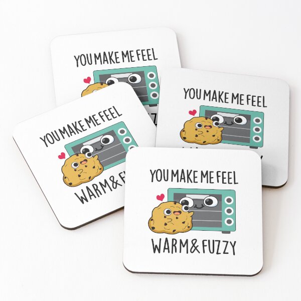 Item preview, You Make Me Feel Warm And Fuzzy Funny Oven Puns  designed and sold by punnybone.