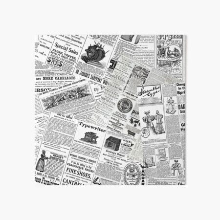 Vintage Newspaper Print