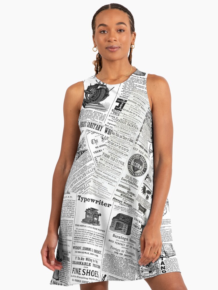 women printed a line dress Women's Shirred Printed Midi Dress in Aztec Lines Green main image 1