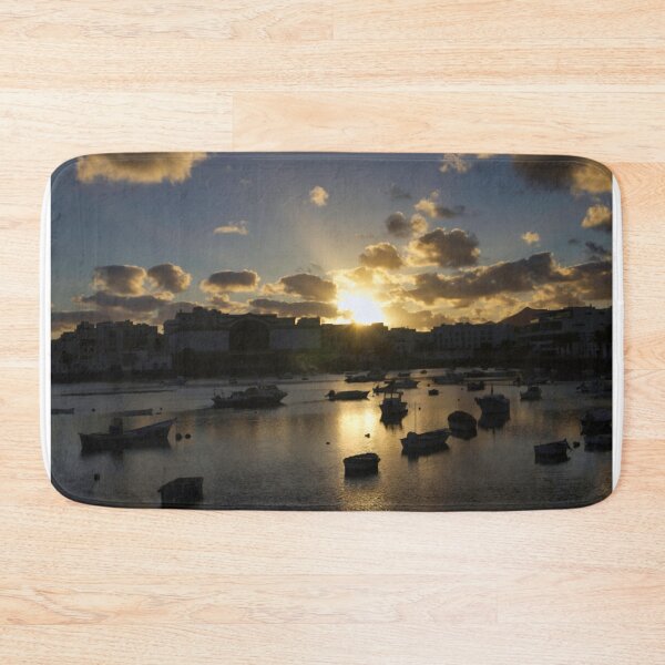 Item preview, Puesta de sol sobre el puerto interior de Arrecife designed and sold by Ann Biddlecombe.
