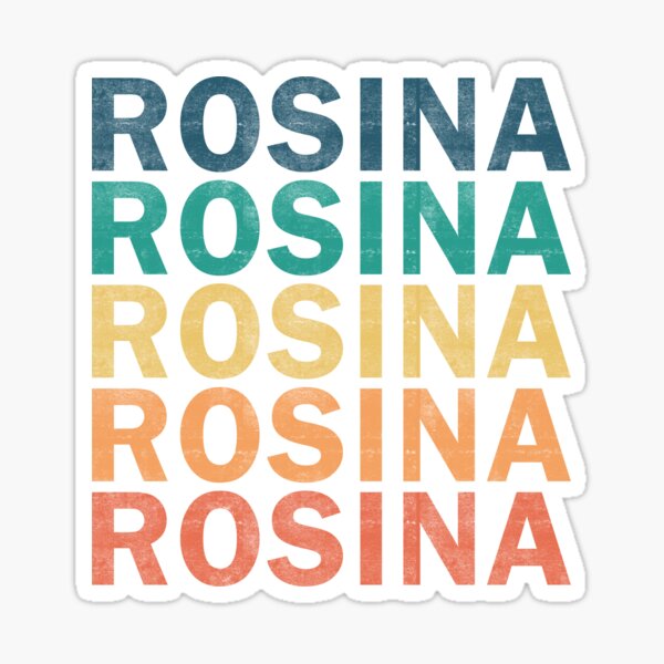 Item preview, Rosina Name T Shirt - Rosina Vintage Retro Name Gift Item Tee designed and sold by masondilla.