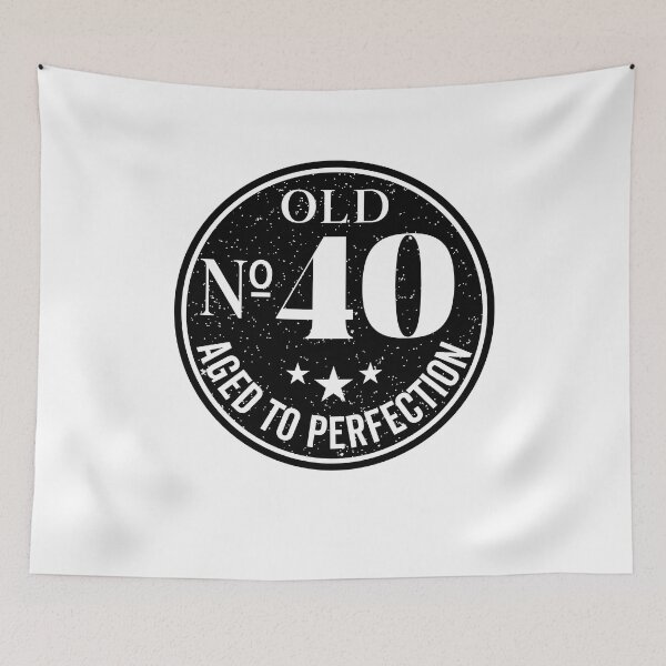 Item preview, 40th Birthday 40 Years Anniversary Quotes Aged to Perfection  designed and sold by clothesy7.