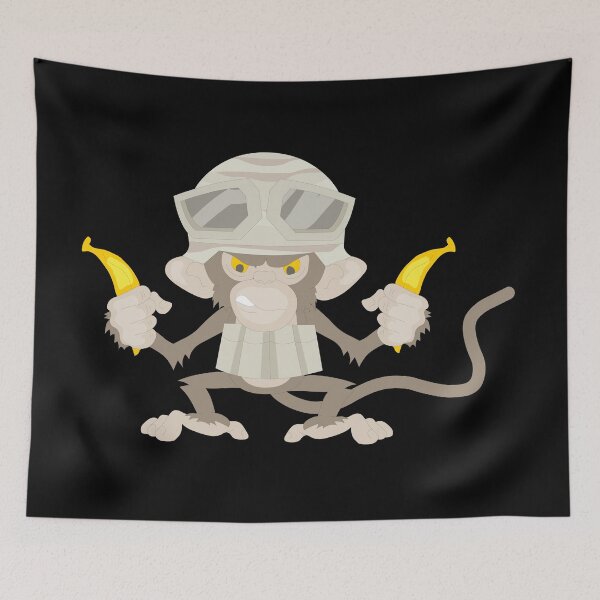Item preview,  monkey in camuflage helmet designed and sold by amid999.
